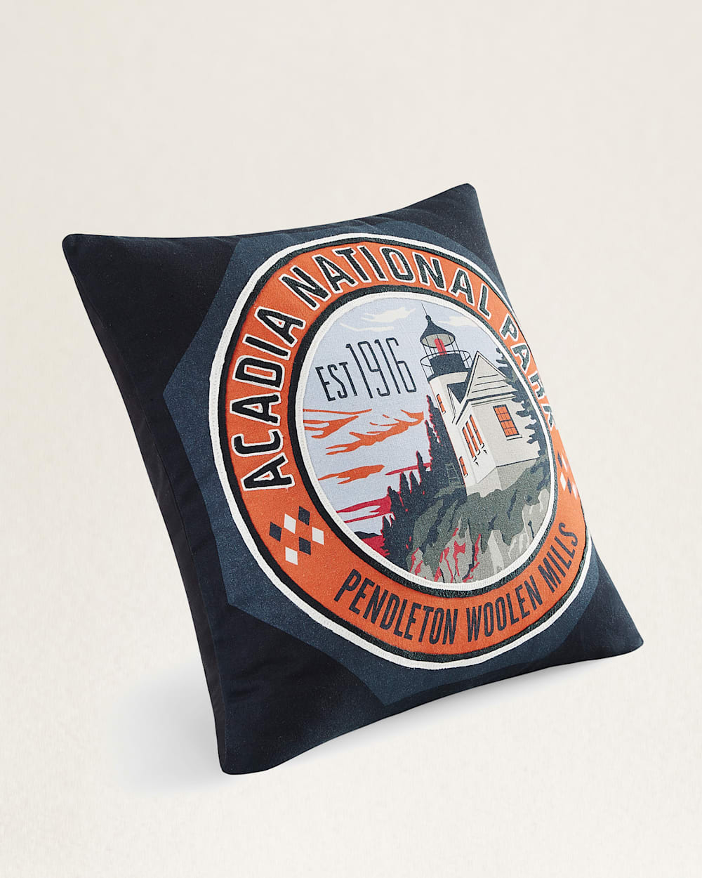 ACADIA NATIONAL PARK PATCH PILLOW