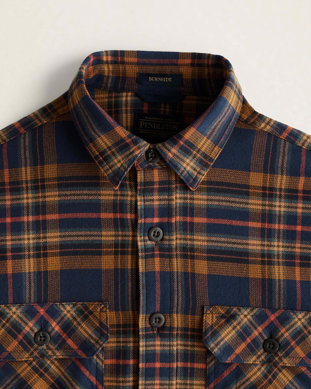 MEN'S PLAID BURNSIDE DOUBLEBRUSHED FLANNEL SHIRT
