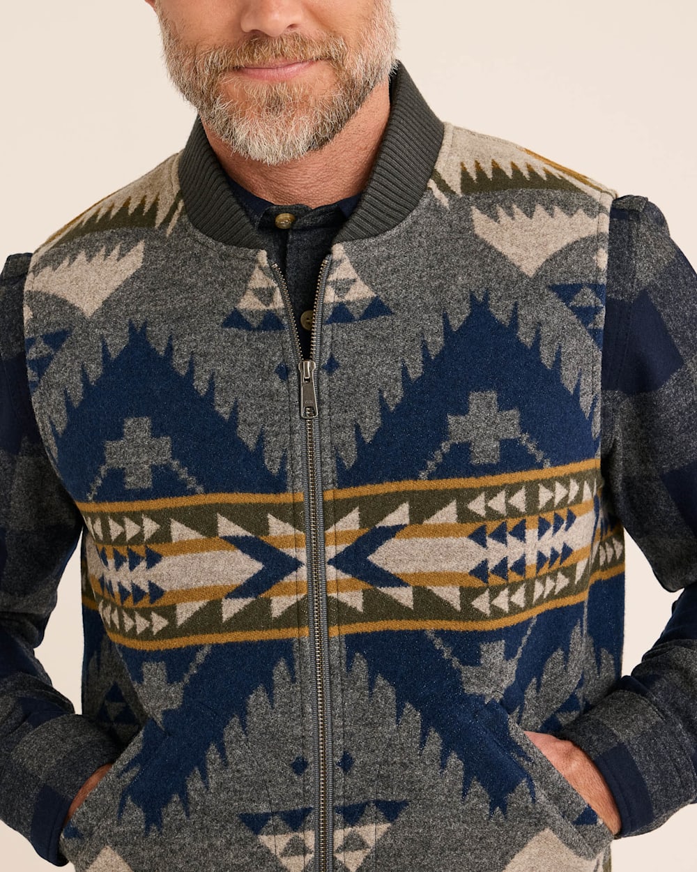 MEN'S COLTON QUILTED WOOL VEST