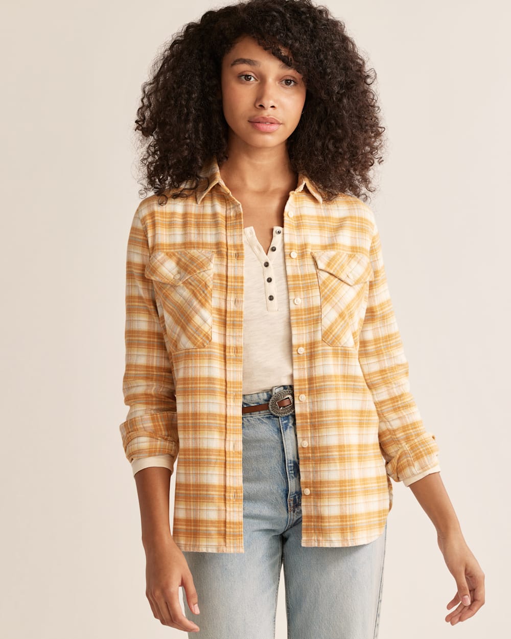 WOMEN'S MADISON DOUBLEBRUSHED FLANNEL SHIRT