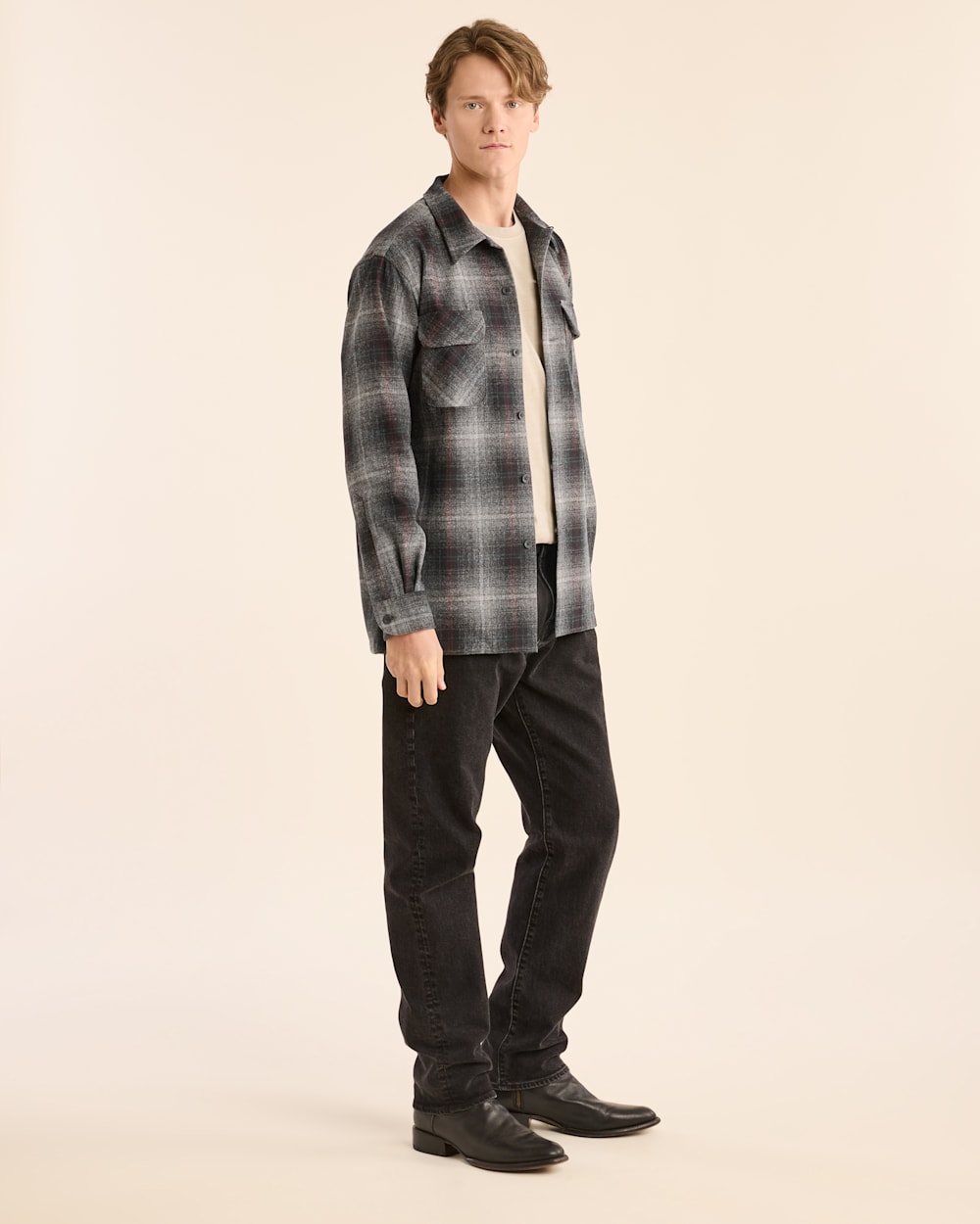 MEN'S PLAID BOARD SHIRT