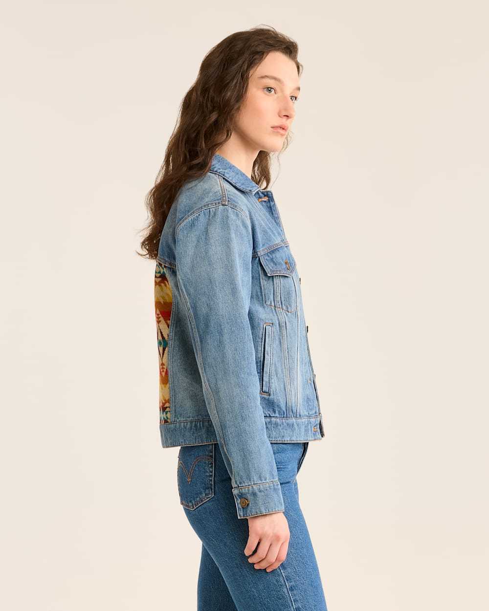 WOMEN'S PASCO DENIM/WOOL JEAN JACKET