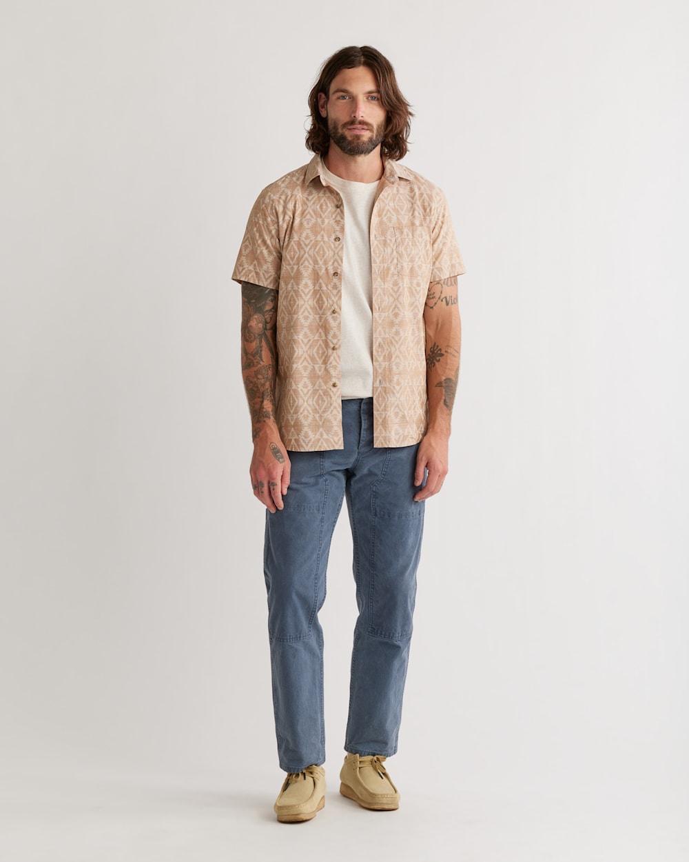 MEN'S SHORT-SLEEVE DEACON CHAMBRAY SHIRT