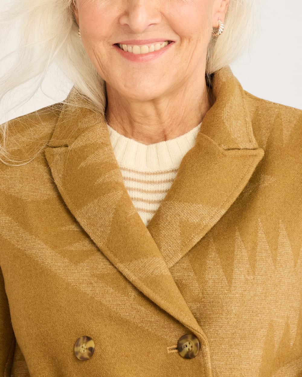 WOMEN'S MIRROR LAKE WOOL TRENCH COAT