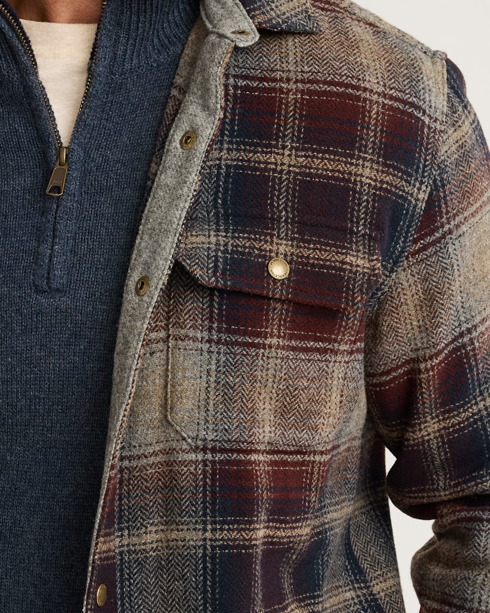 MEN'S PLAID FOREST SHIRT JACKET