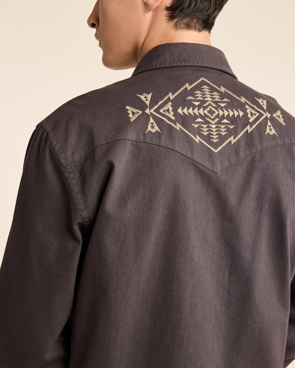 MEN'S CHANDLER EMBROIDERED DENIM SHIRT