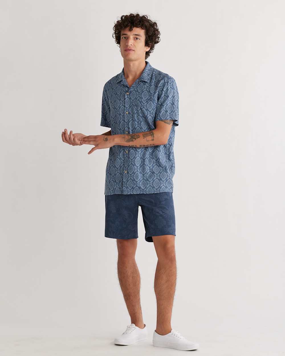 MEN'S SHORT-SLEEVE LINEN CAMP SHIRT