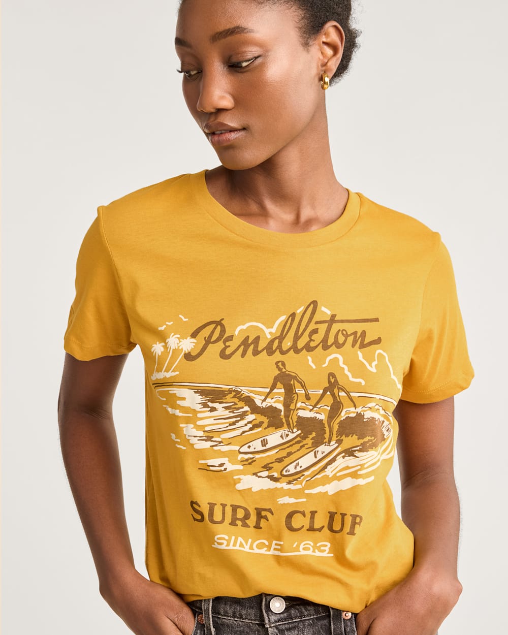 WOMEN'S SURF CLUB GRAPHIC TEE