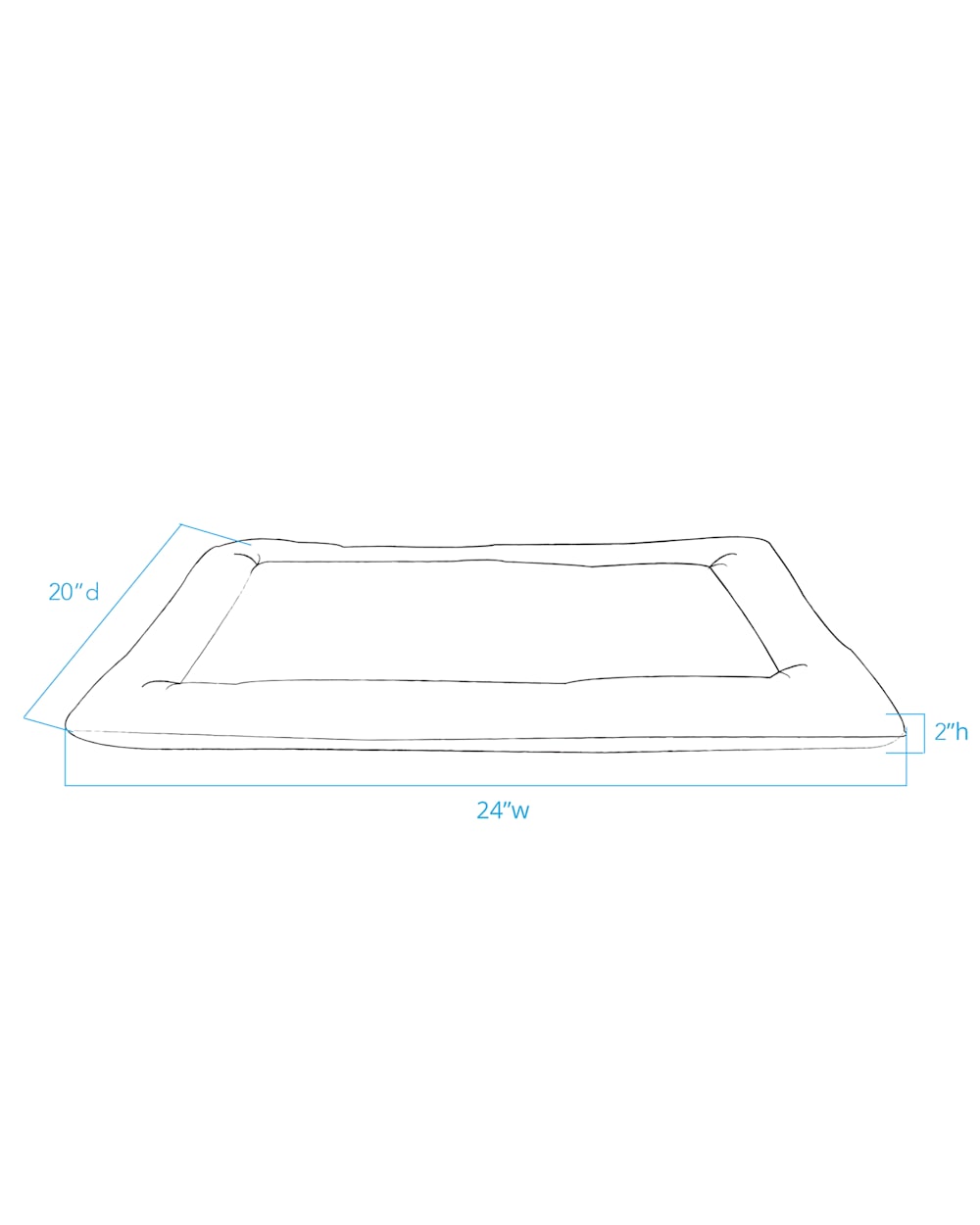 GRAND CANYON NATIONAL PARK PET BED - COMFORT CUSHION