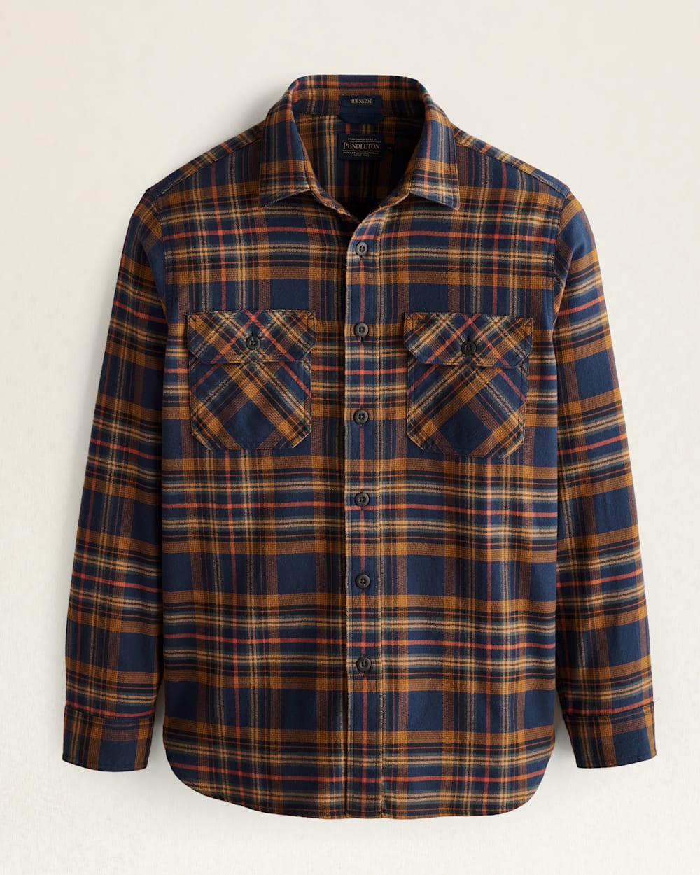 MEN'S PLAID BURNSIDE DOUBLEBRUSHED FLANNEL SHIRT