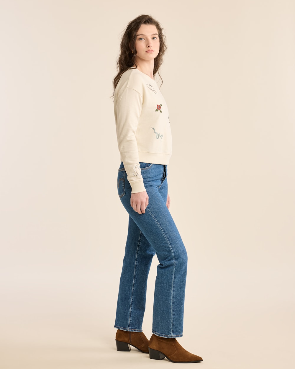 WOMEN'S SOUVENIR FRENCH TERRY CREWNECK