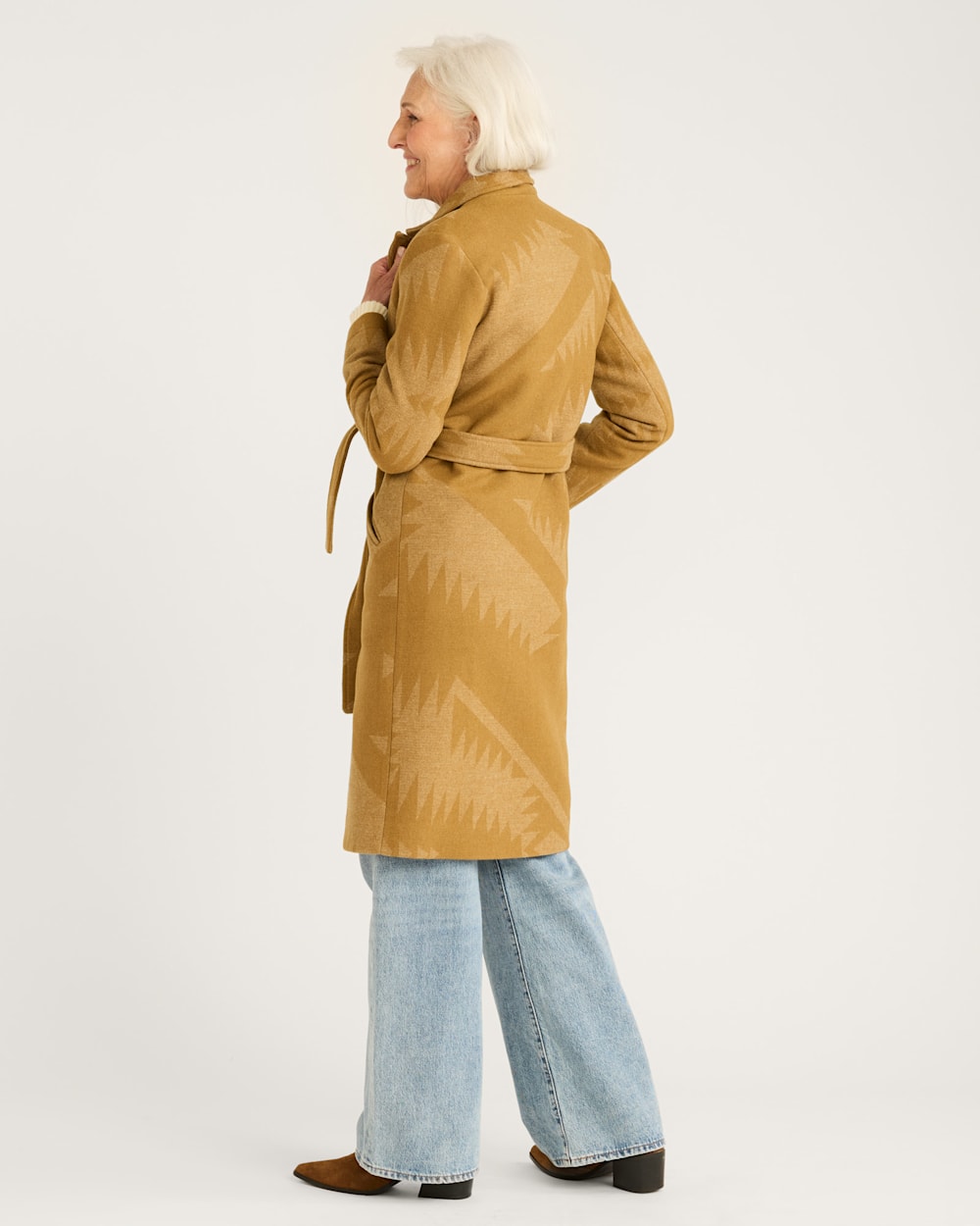 WOMEN'S MIRROR LAKE WOOL TRENCH COAT