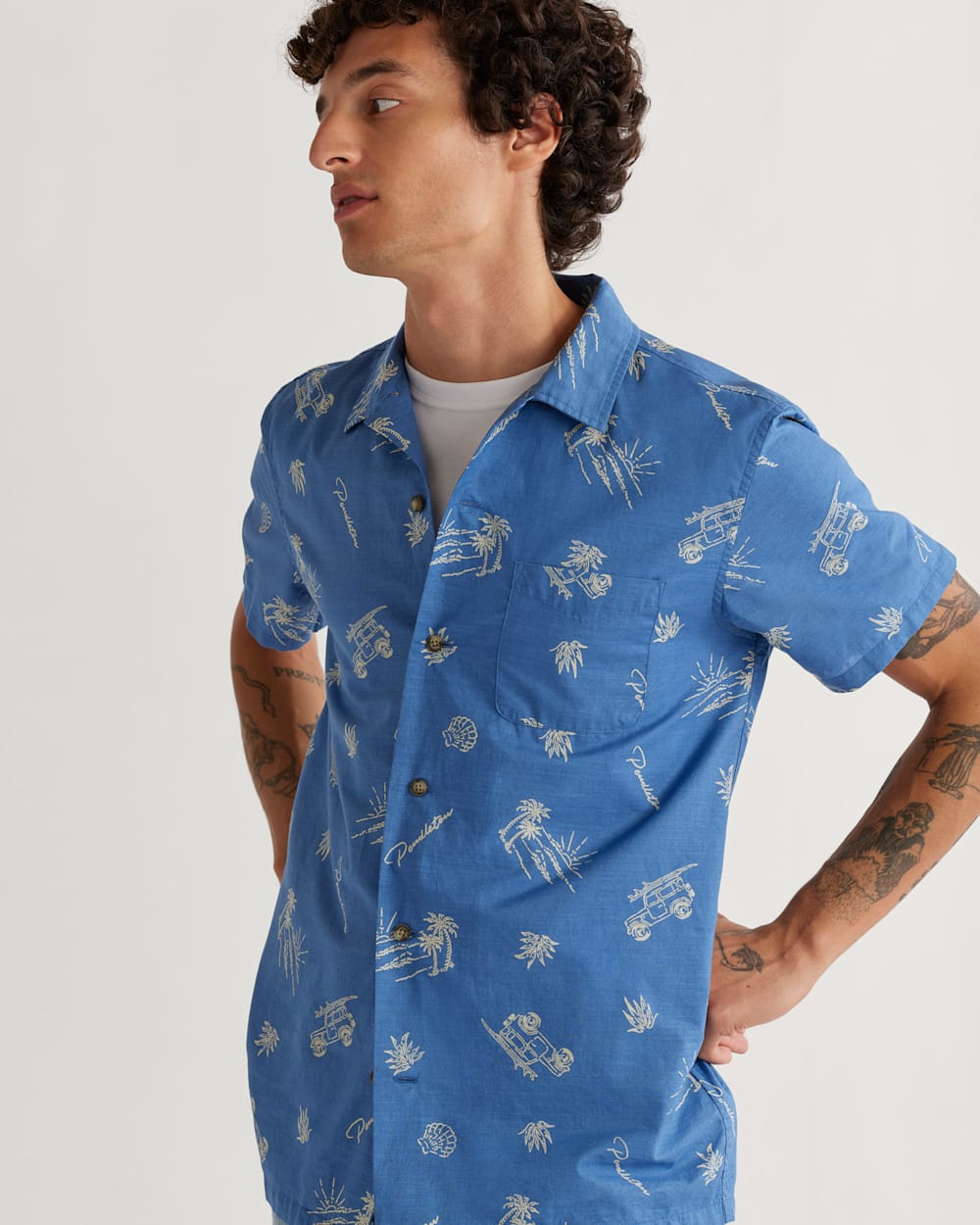 MEN'S SHORT-SLEEVE ALOHA SHIRT
