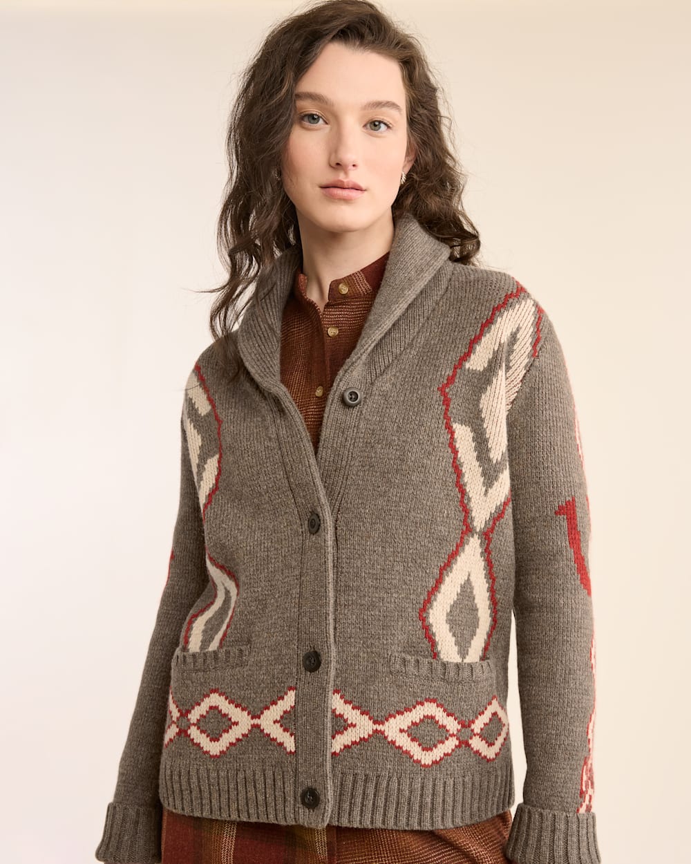 WOMEN'S HERITAGE LAMBSWOOL CARDIGAN
