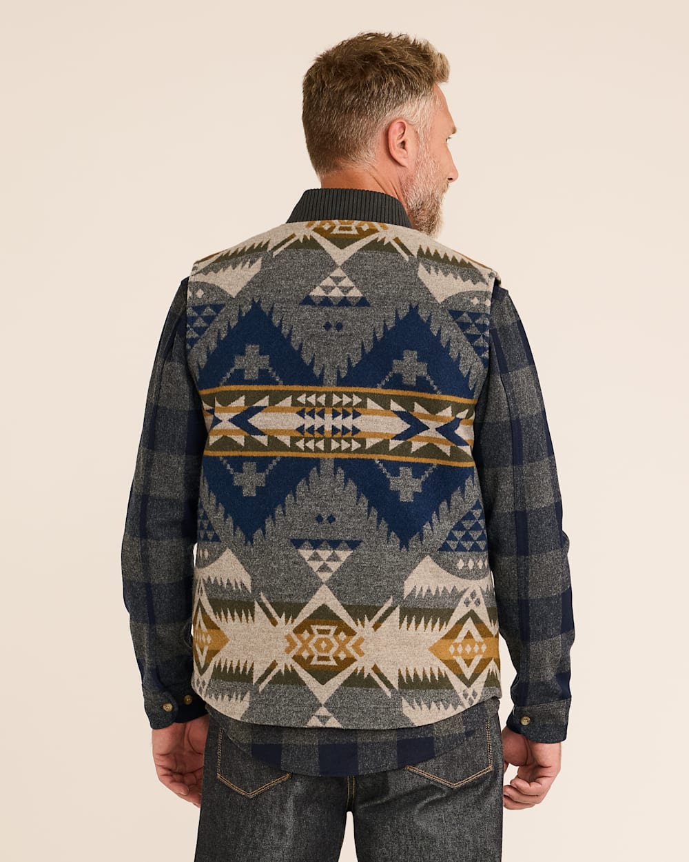 MEN'S COLTON QUILTED WOOL VEST