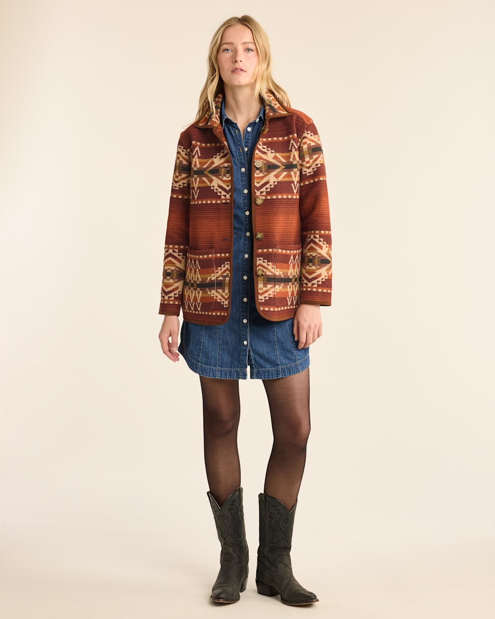 WOMEN'S BEACON ROCK REVERSIBLE WOOL COAT