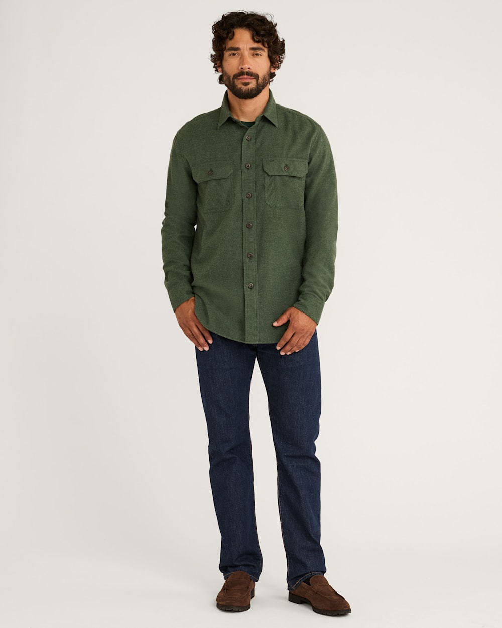 MEN'S BURNSIDE DOUBLEBRUSHED FLANNEL SHIRT