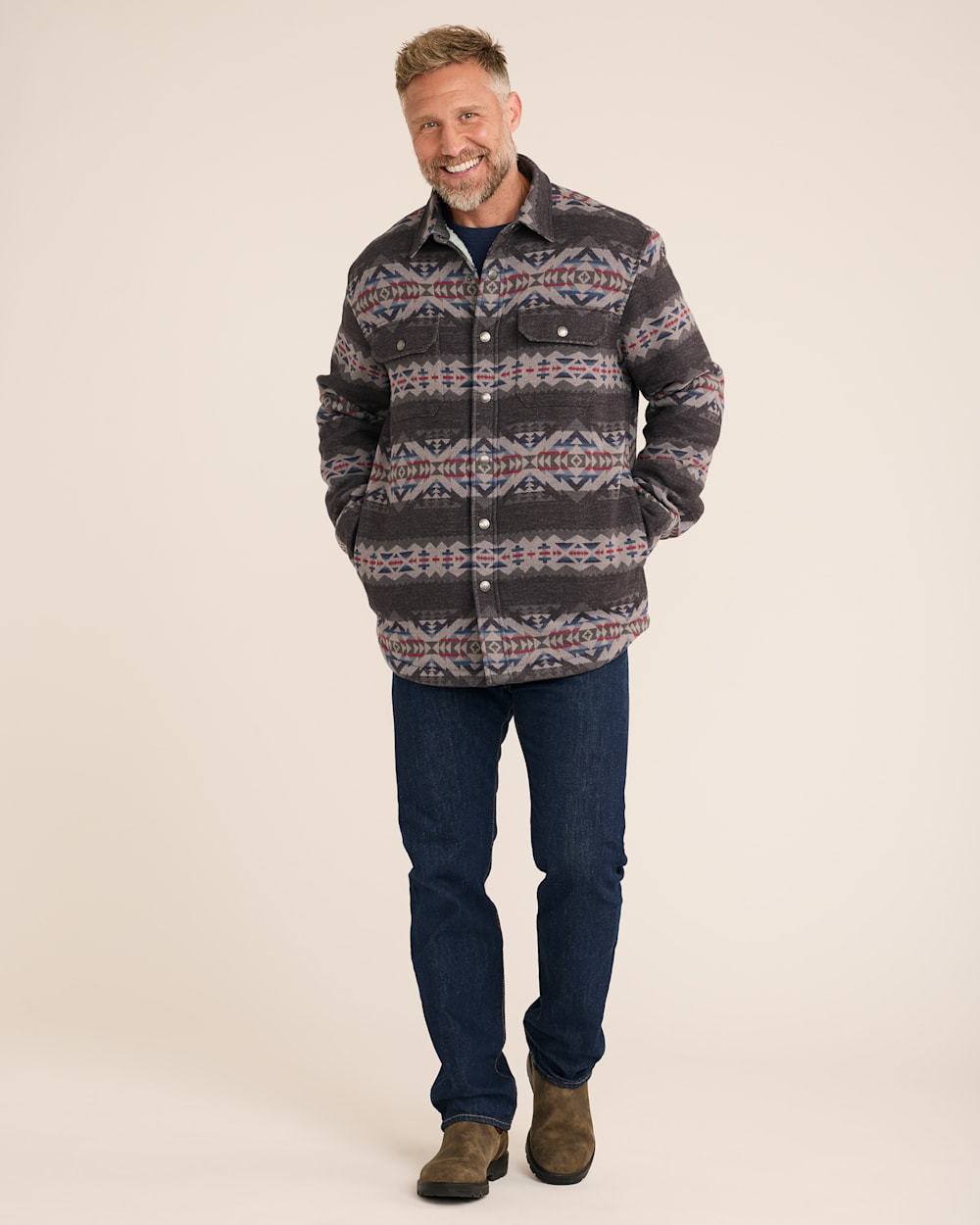 MEN'S SOLSTICE CANYON DOUBLESOFT SHERPA-LINED SHIRT JACKET