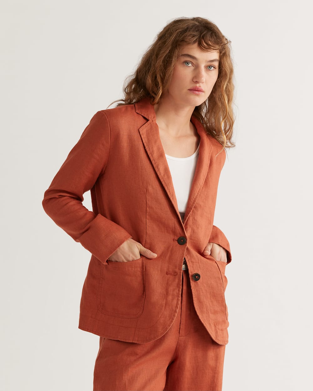 WOMEN'S BIRCH BAY LINEN BLAZER