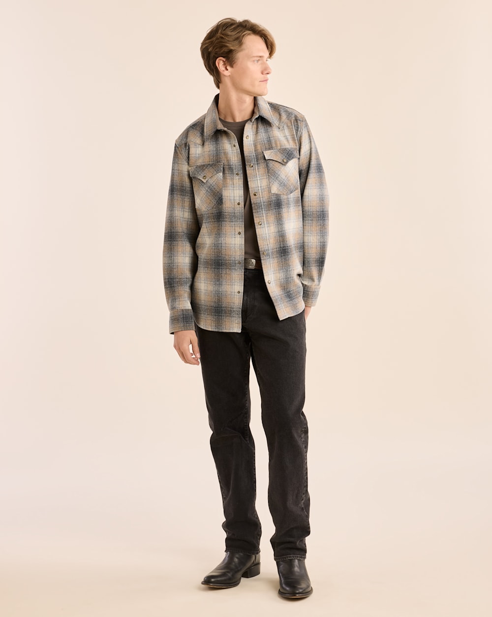 MEN'S PLAID SNAP-FRONT WESTERN CANYON SHIRT
