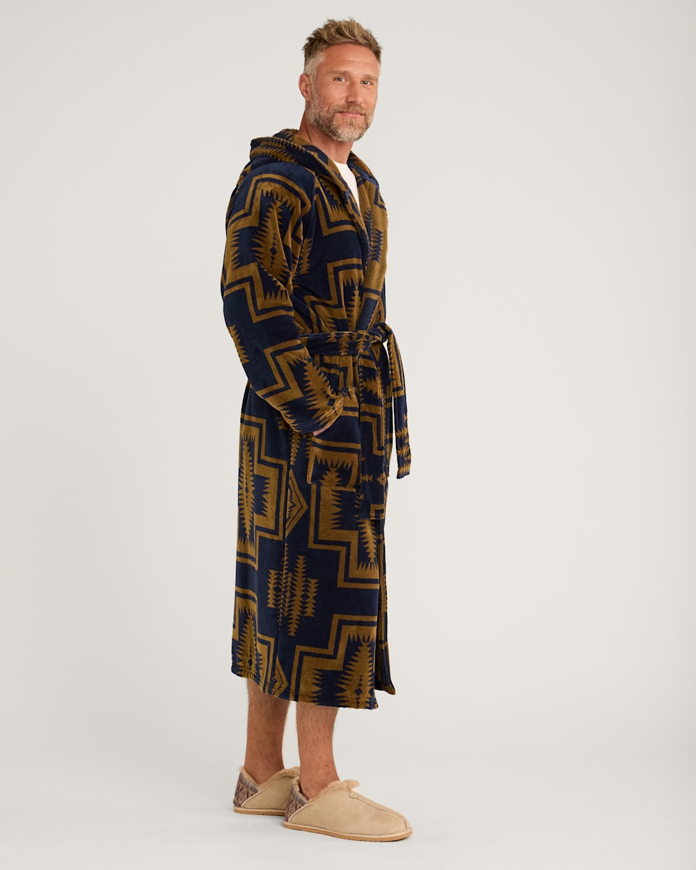 UNISEX HARDING COTTON TERRY VELOUR ROBE