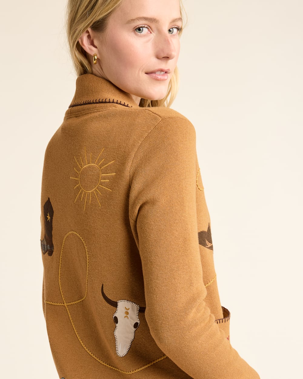 WOMEN'S WESTERN SOUVENIR CARDIGAN