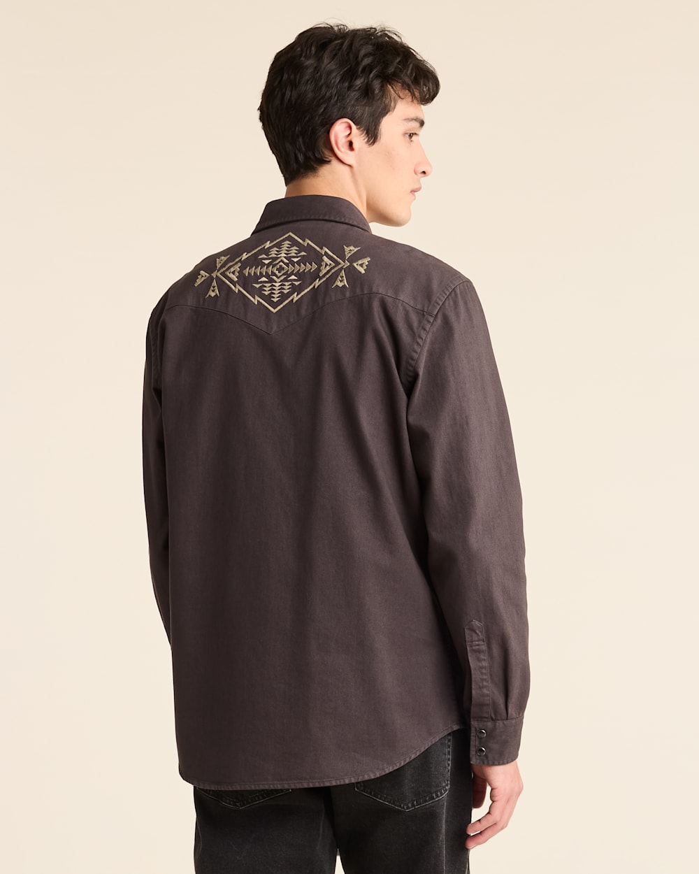MEN'S CHANDLER EMBROIDERED DENIM SHIRT