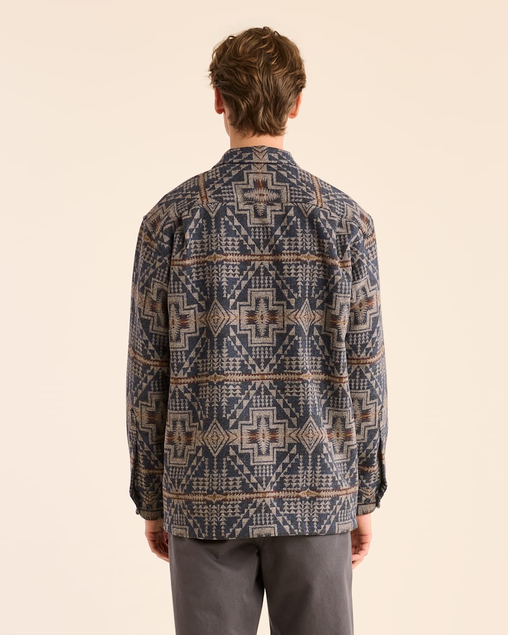 MEN'S JACQUARD BOARD SHIRT