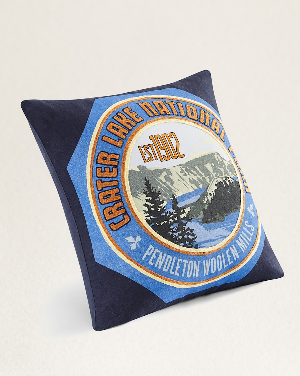 CRATER LAKE NATIONAL PARK PATCH PILLOW