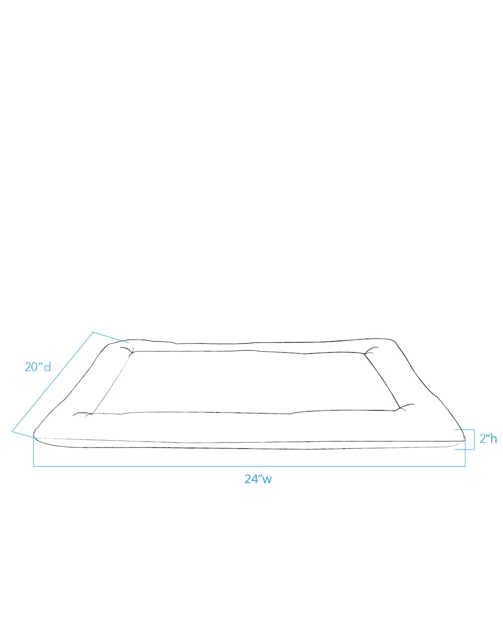 ACADIA NATIONAL PARK PET BED - COMFORT CUSHION