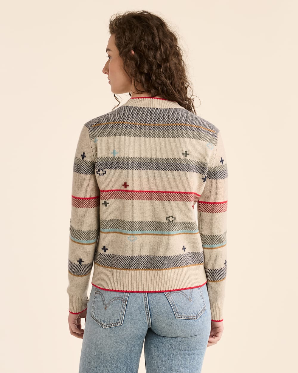 WOMEN'S BRIDGER STRIPE MERINO SWEATER