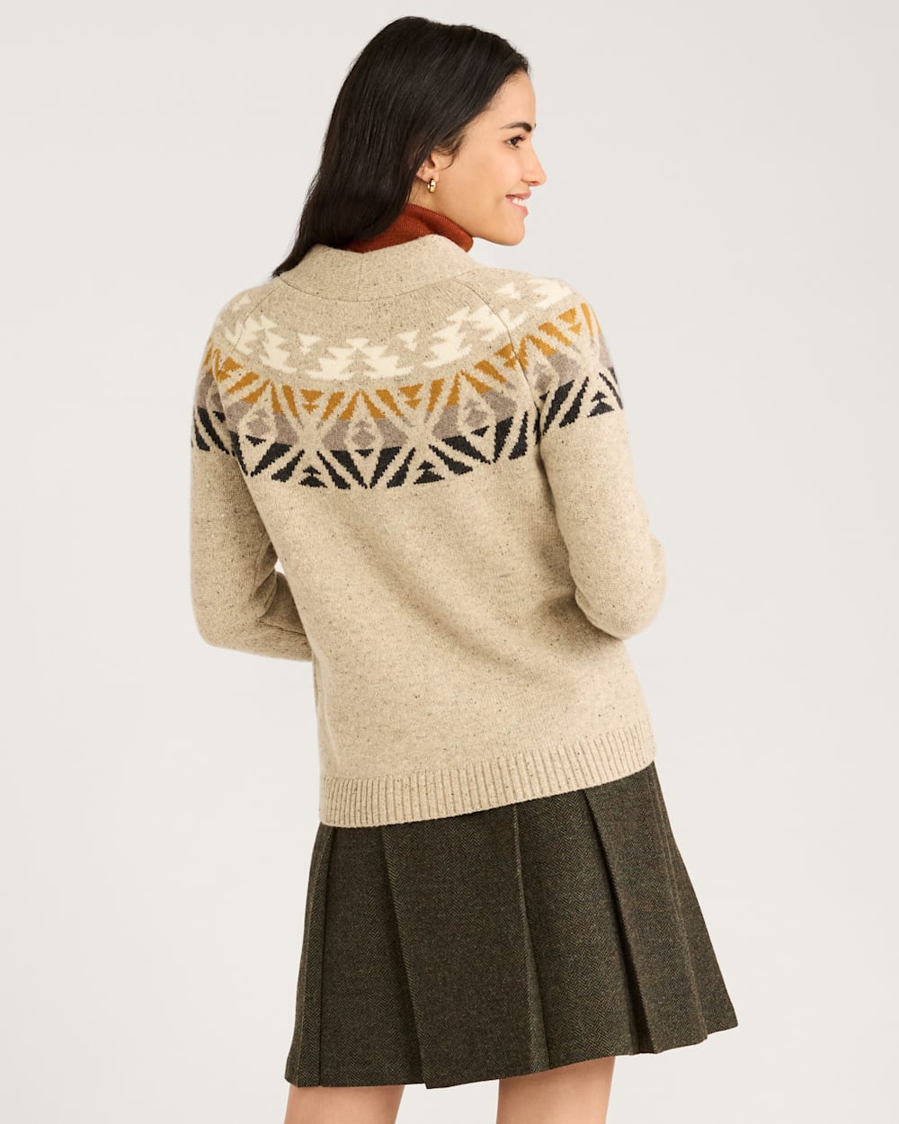 WOMEN'S FAIR ISLE MERINO CARDIGAN