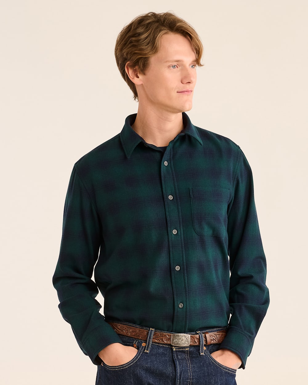 MEN'S LIMITED EDITION PLAID MERINO LODGE SHIRT