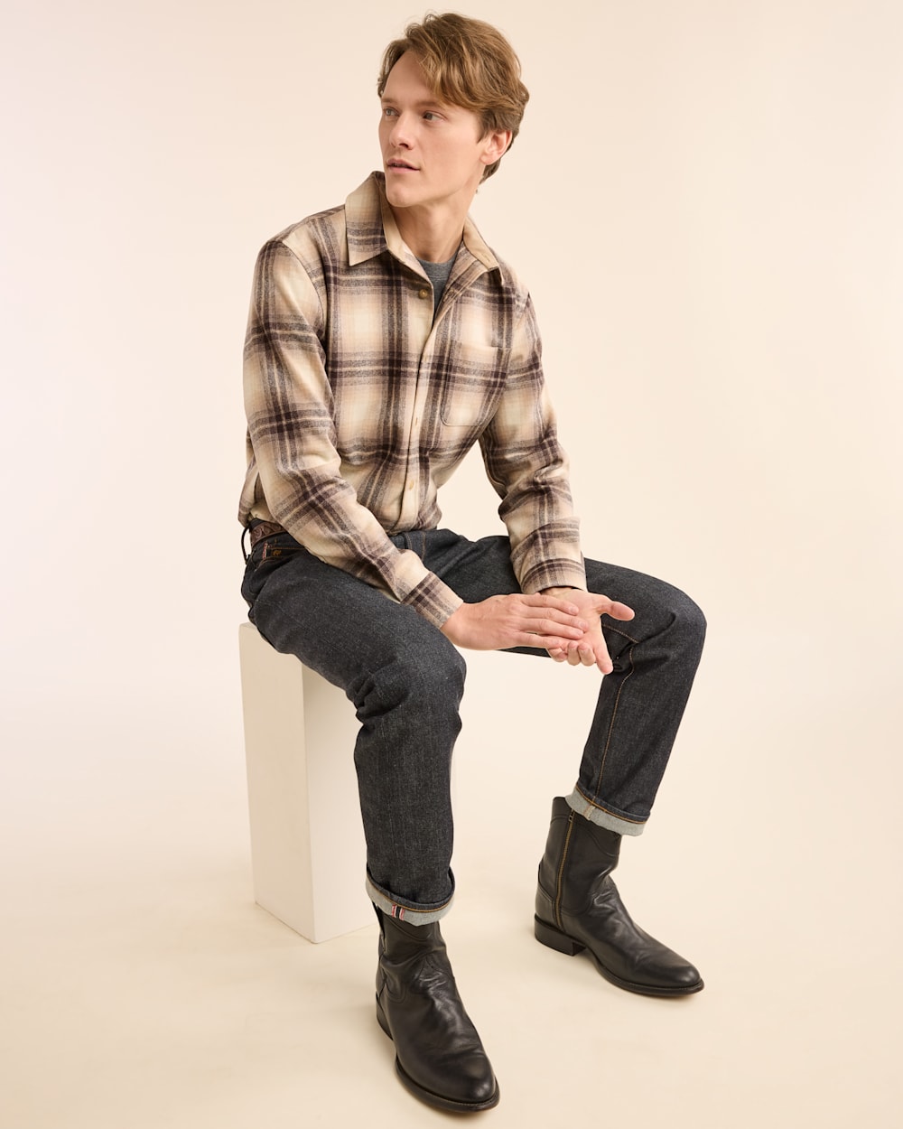 MEN'S PLAID LODGE SHIRT