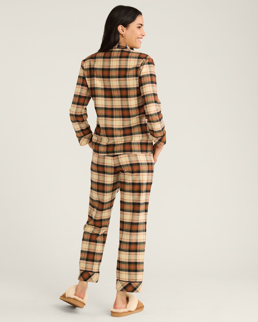 WOMEN'S PLAID FLANNEL PAJAMA SET