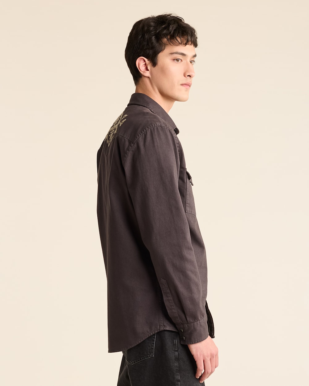 MEN'S CHANDLER EMBROIDERED DENIM SHIRT