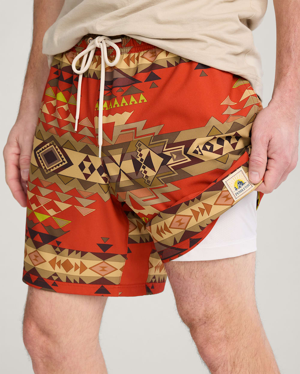 HIGHLAND PEAK SHORESIDE PACK-N-GO SWIM TRUNKS