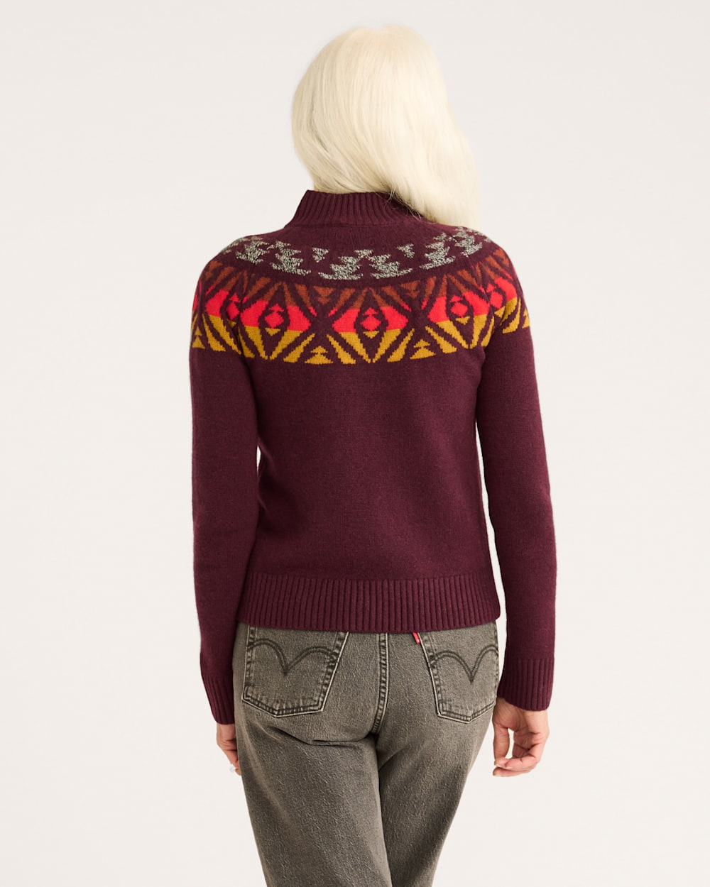 WOMEN'S FAIR ISLE MERINO SWEATER