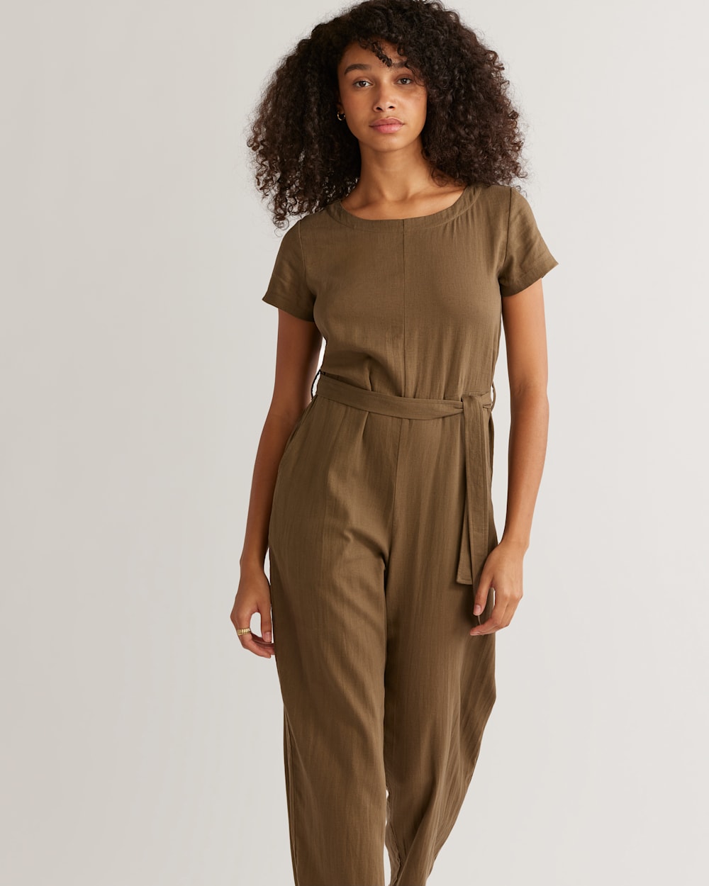 WOMEN'S LILA LINEN-BLEND JUMPSUIT