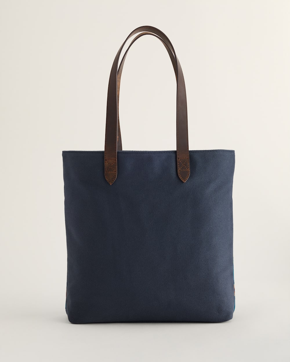 DIAMOND DESERT WOOL/LEATHER MARKET TOTE