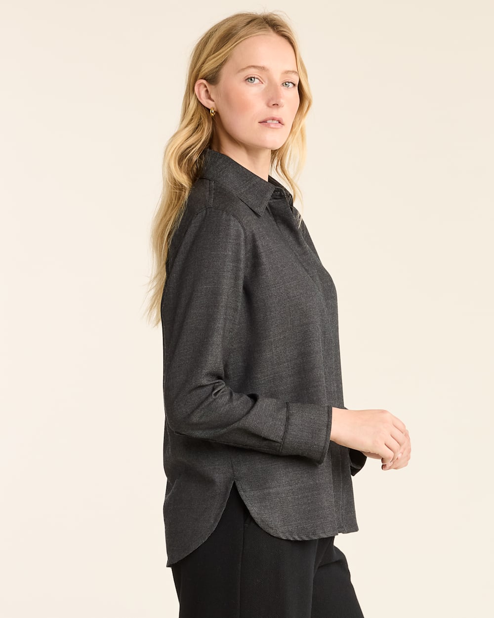 WOMEN'S WORSTED WOOL SHIRT