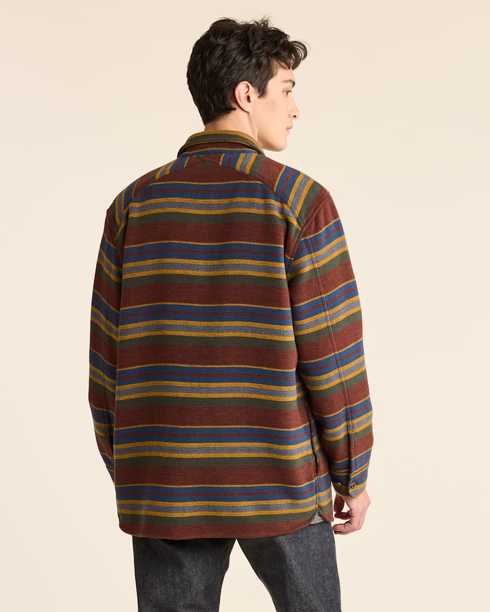 MEN'S DOUBLESOFT STRIPED DRIFTWOOD SHIRT