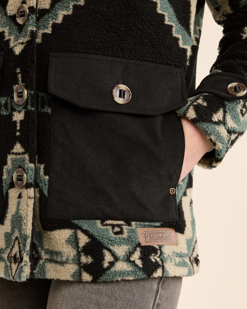 WOMEN'S LODGE PINE FLEECE BARN COAT