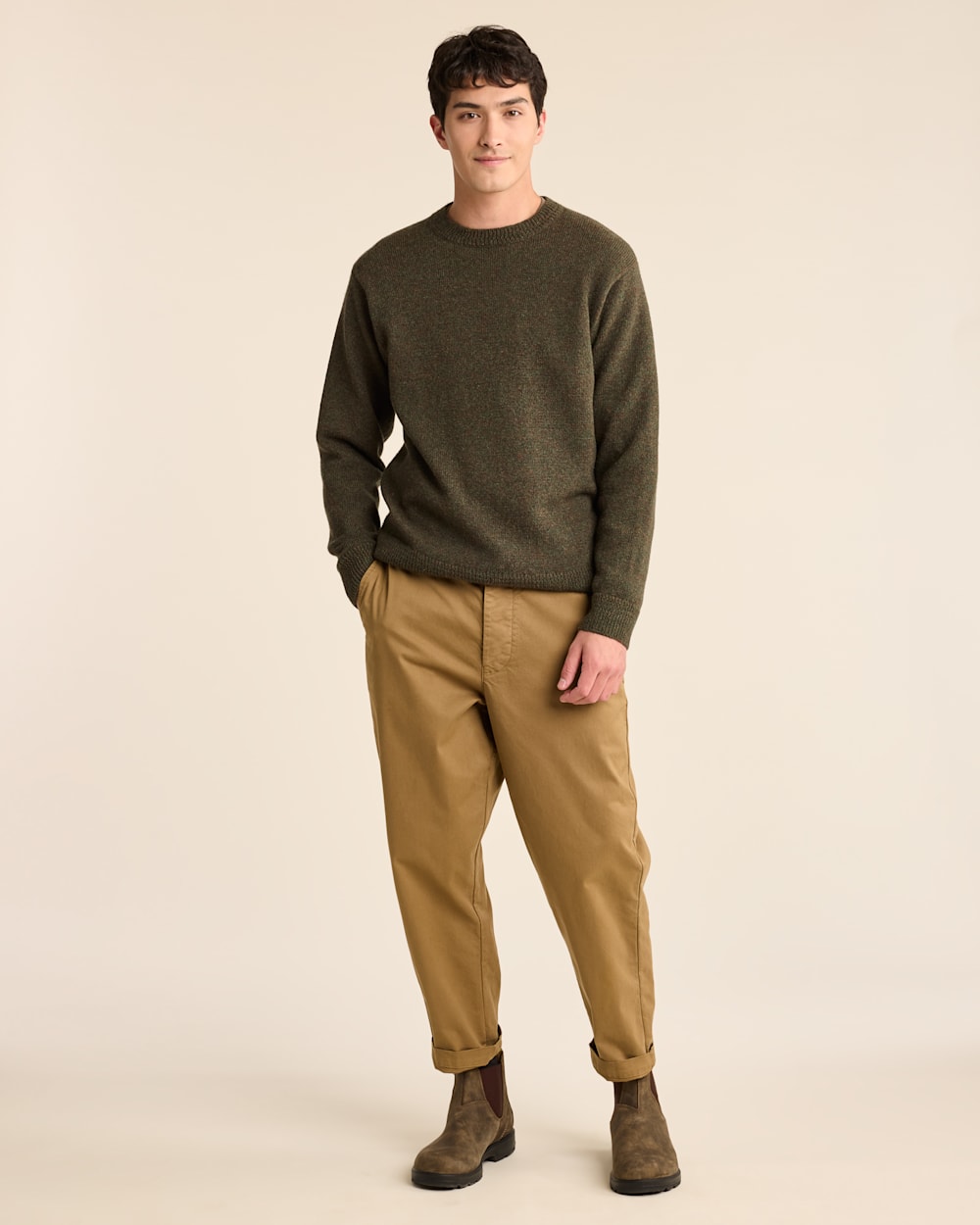 MEN'S SHETLAND COLLECTION SWEATER