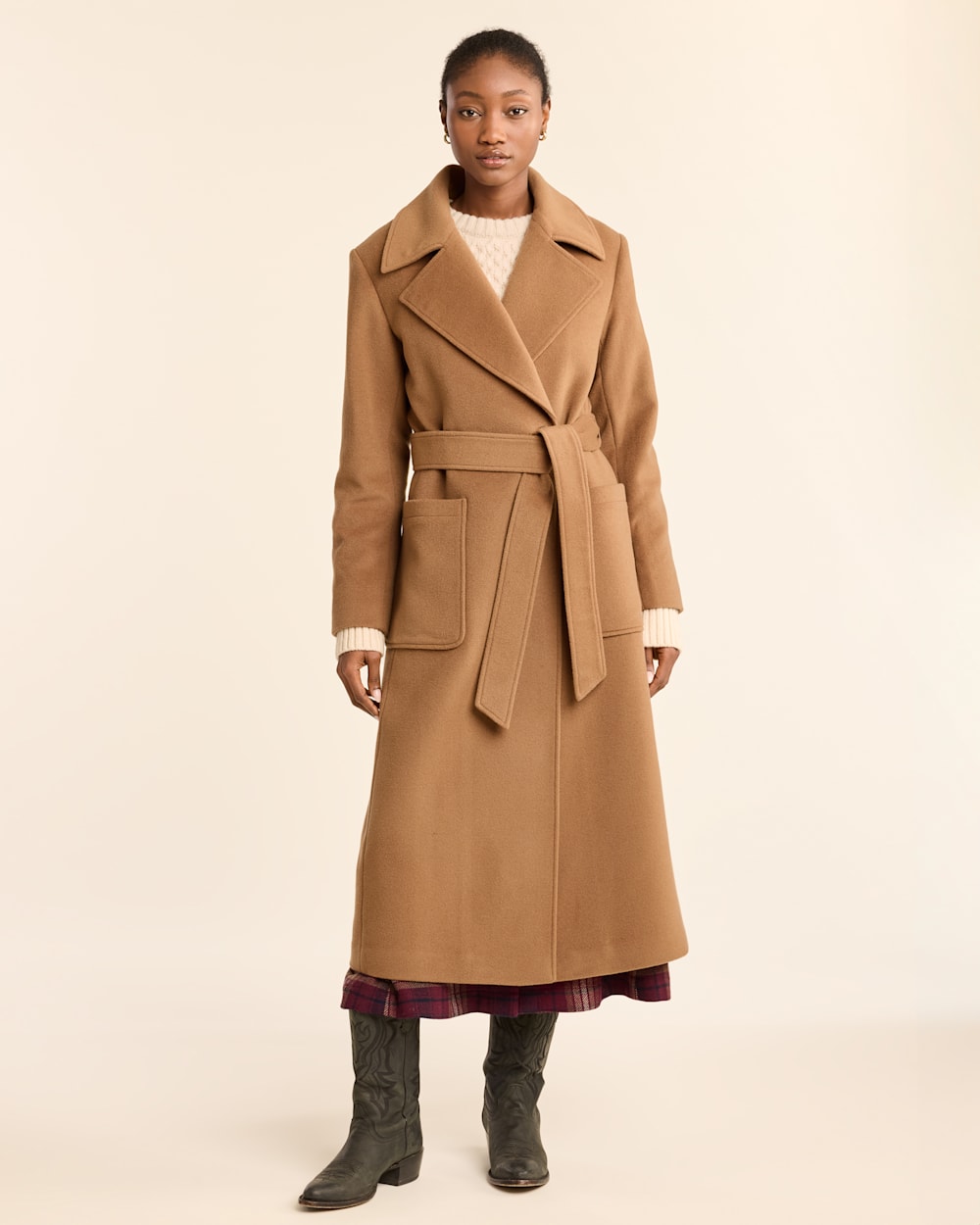 WOMEN'S NOB HILL WOOL WRAP COAT