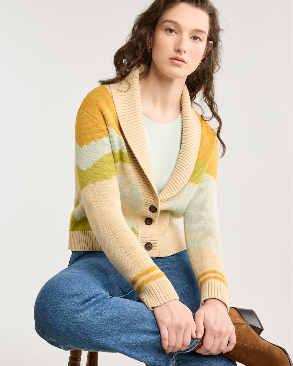 WOMEN'S COASTLINE SCENIC CARDIGAN