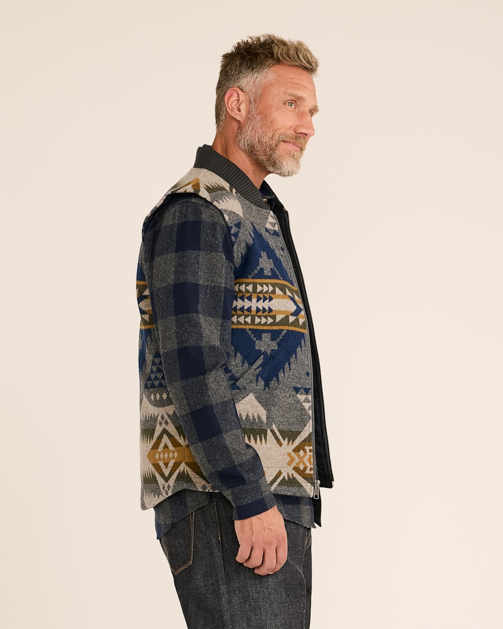 MEN'S COLTON QUILTED WOOL VEST
