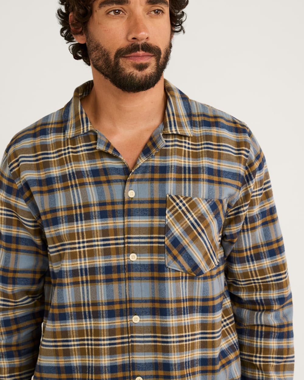 MEN'S PLAID FLANNEL PAJAMA SET