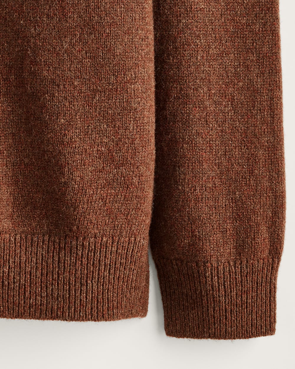 MEN'S SHETLAND COLLECTION HALF-ZIP SWEATER