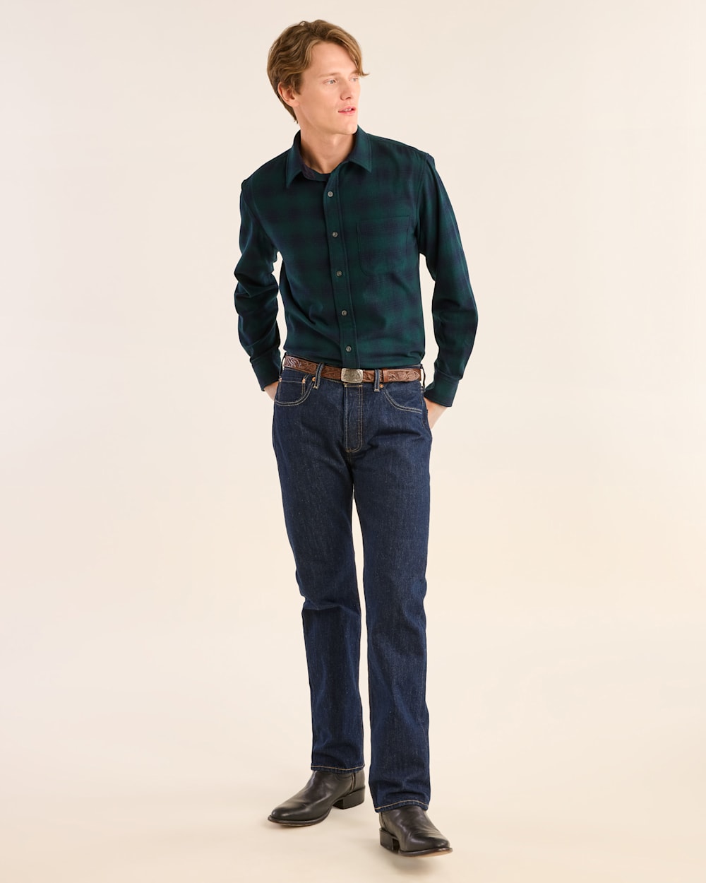 MEN'S LIMITED EDITION PLAID MERINO LODGE SHIRT